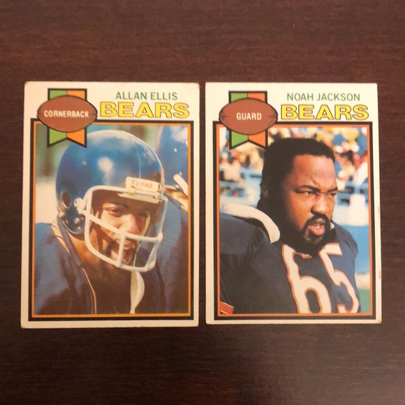 Vintage Topps NFL Chicago Bears Football Card Bundle - Picture 13 of 16